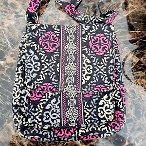 Vera Bradley Pink, Grey, Black and White Crossbody/ Shoulder Bag